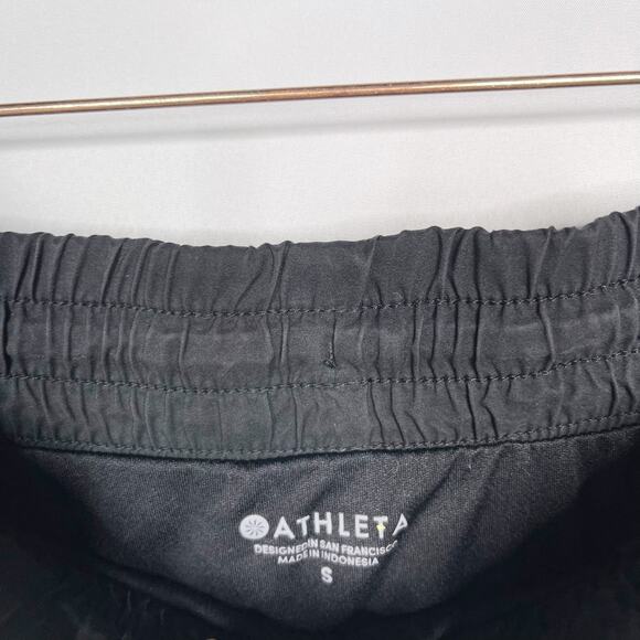 Athleta Small S Black Mesh Racer Run Shorts 4" Inseam Running Workout Liner - Picture 9 of 13